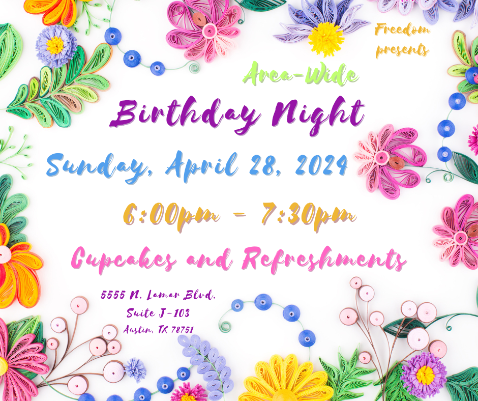 April Birthday Night Flyer