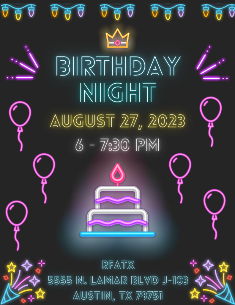 August 2023 Birthday Night at Freedom Group