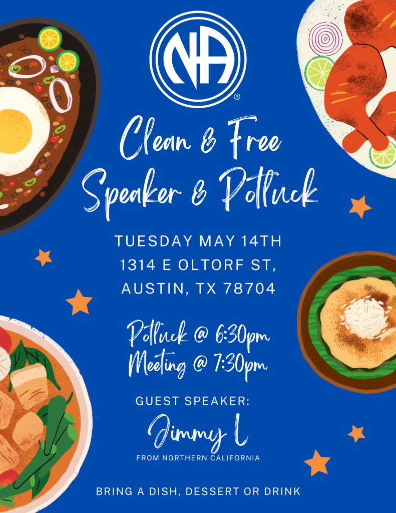 Clean and Free Speaker Potluck May 2024