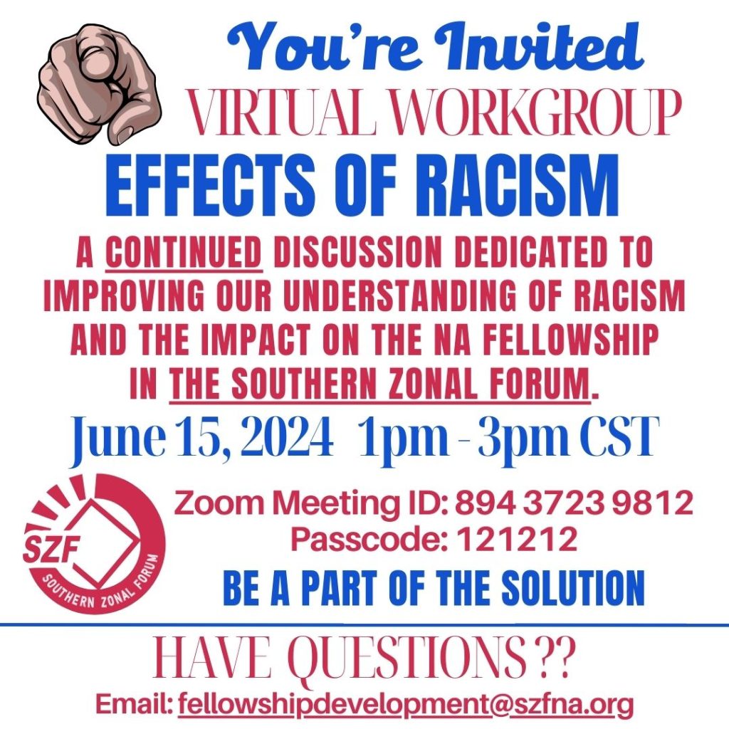 Effects of Racism Virtual Workgroup