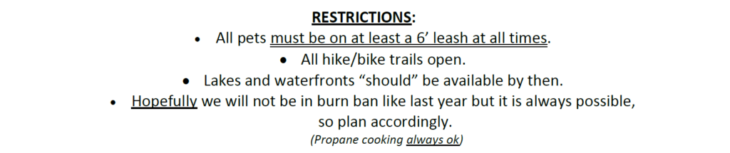 CTANA 12th Annual Campout